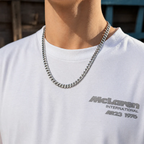 Silver Cuban Chain 7mm
