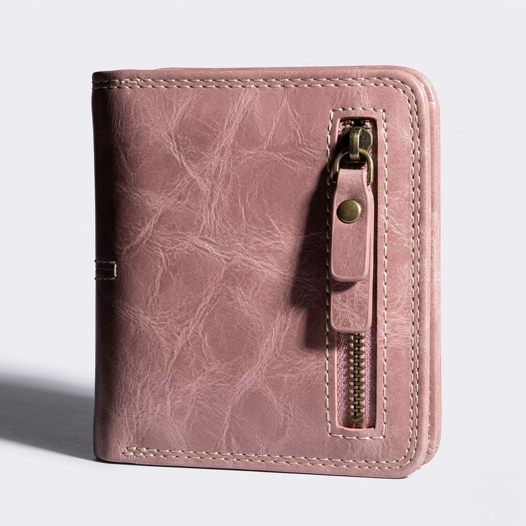 Slim Wallet with Cross | Women | PU Leather-Tithesource-