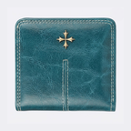 Slim Wallet with Cross | Women | PU Leather-Tithesource-