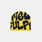 Streetwear Beanie Graphic Print Y2K Black-Tithesource-Yellow-
