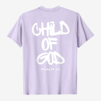 T-shirt | Child of God Psalm 23 | Unisex-Tithesource-Purple-S-