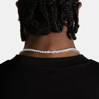 Tennis Chain 5mm Round Cut - Gold and Silver