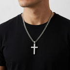 Vintage Gothic Cross Pendant Necklace | Cool Street Style