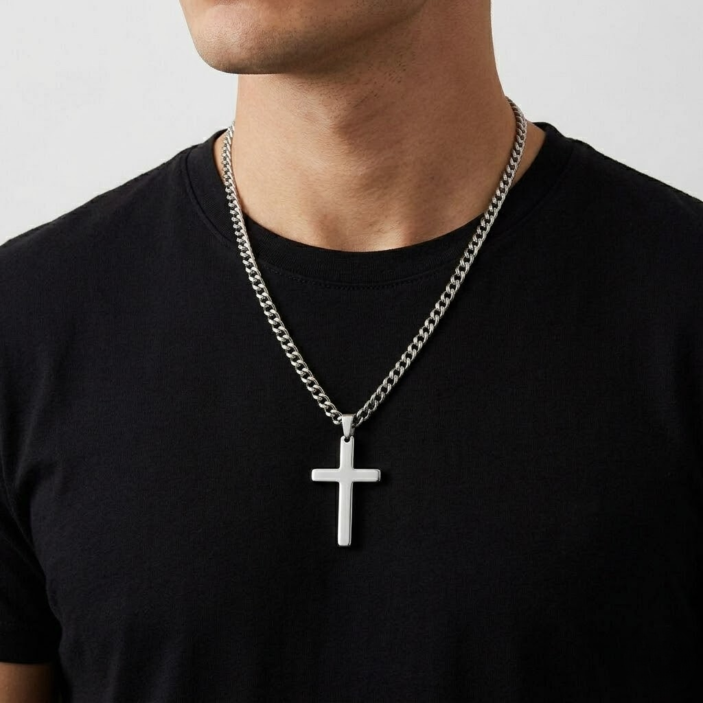 Vintage Gothic Cross Pendant Necklace | Cool Street Style