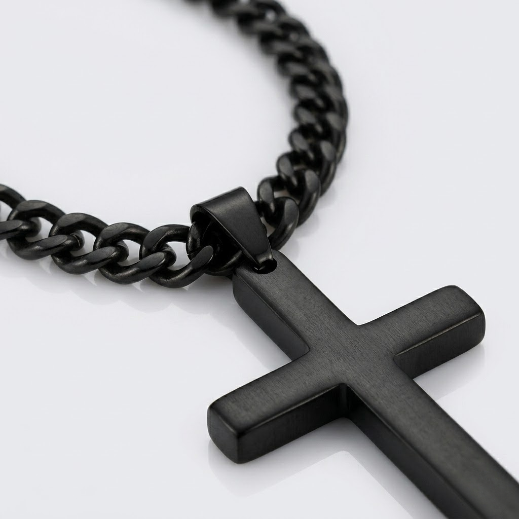 Vintage Gothic Cross Pendant Necklace | Cool Street Style
