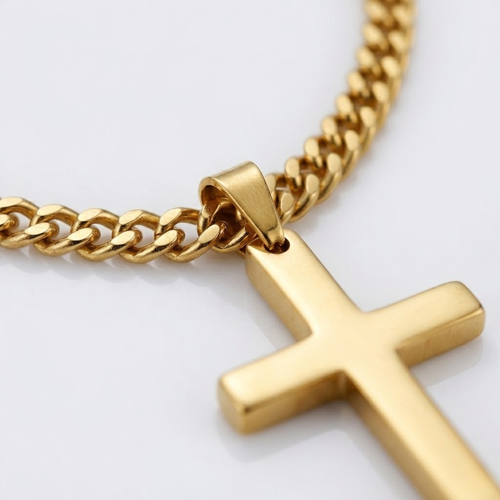 Vintage Gothic Cross Pendant Necklace | Cool Street Style