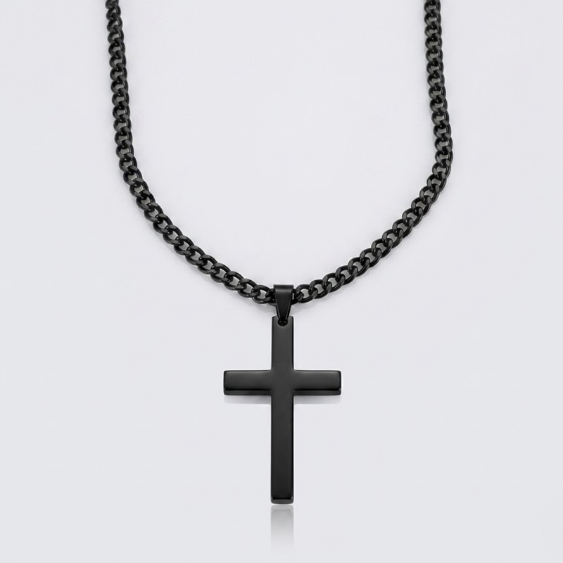 Vintage Gothic Cross Pendant Necklace | Cool Street Style