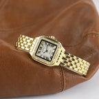 Vintage Women's Watch - Morant - Square Dial, Quartz Movement-Tithesource-Gold/Diamond-