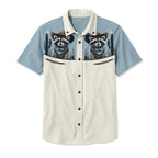 Western Shirt Men Short Sleeve Embroidered Cowboy Nashville