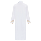 White Cassock Clergy Robe - Ideal for Church & Rituals
