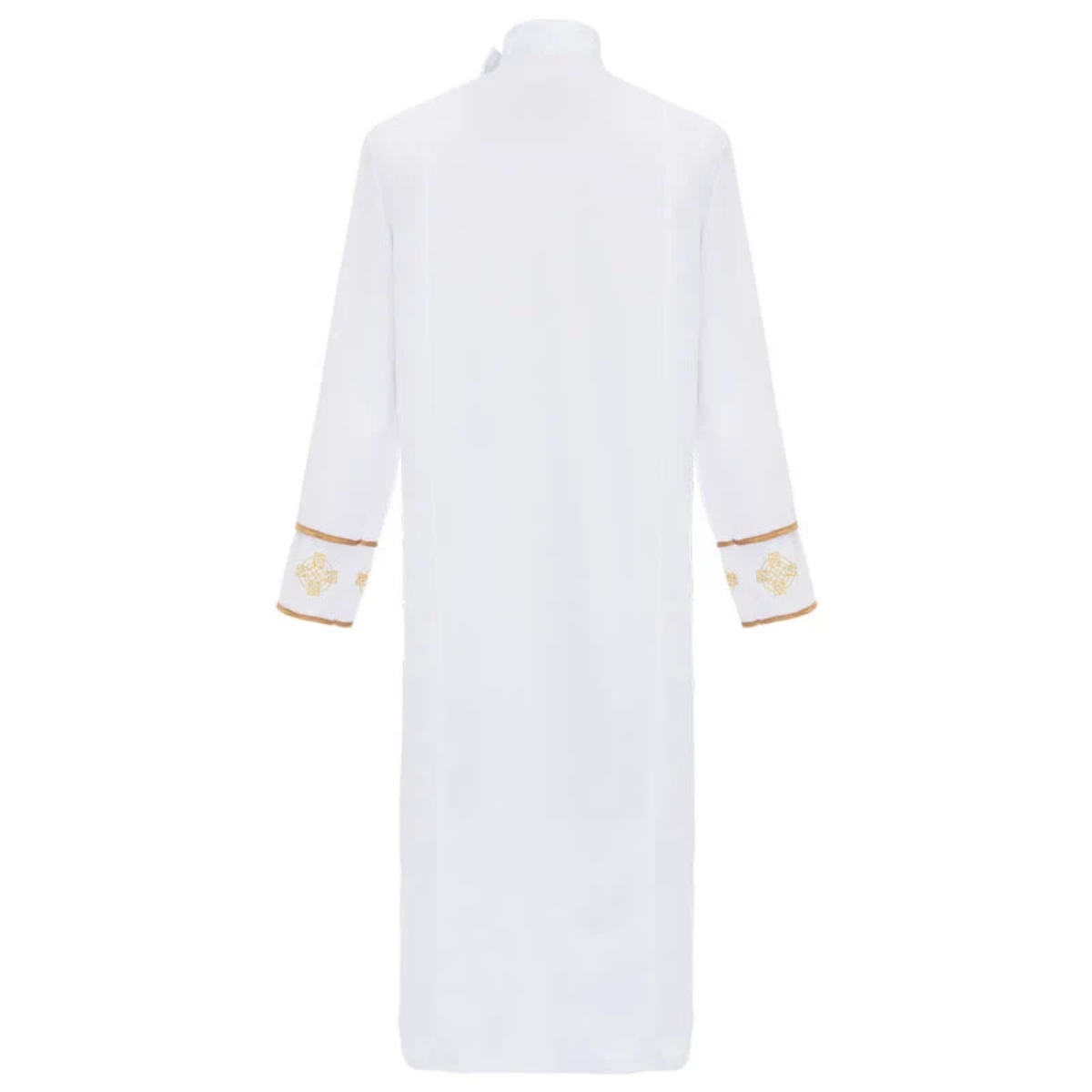 White Cassock Clergy Robe - Ideal for Church & Rituals