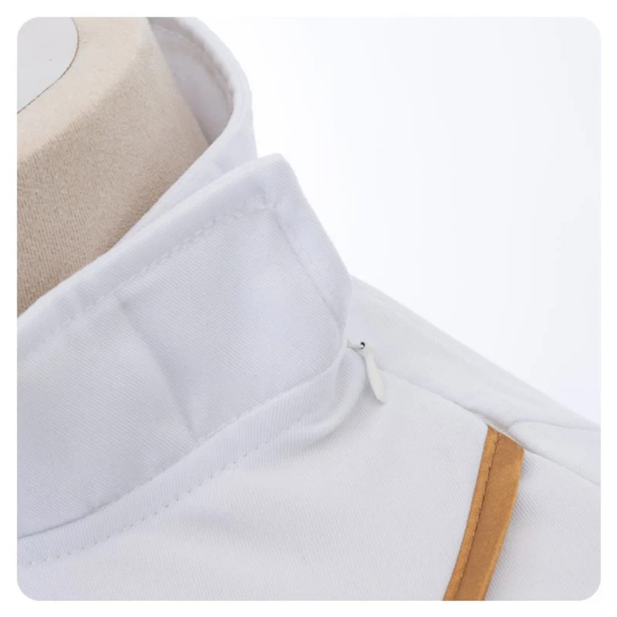 White Cassock Clergy Robe - Ideal for Church & Rituals