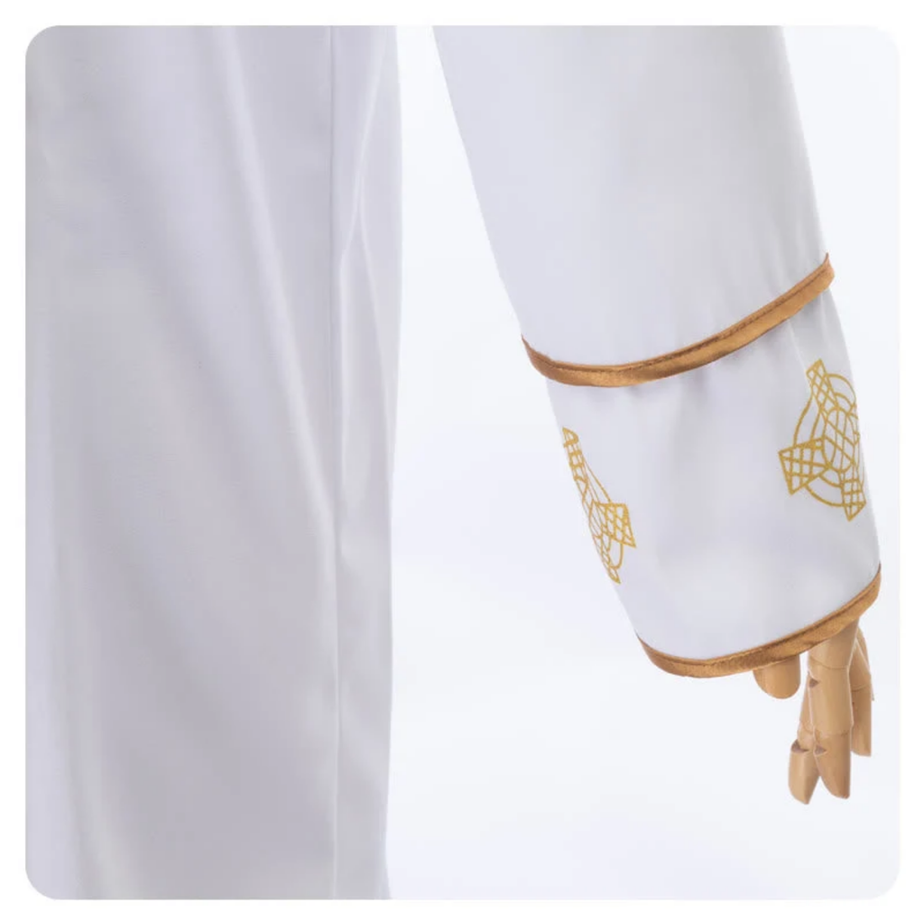White Cassock Clergy Robe - Ideal for Church & Rituals