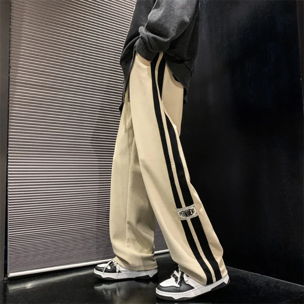 Wide Lounge Pants Corduroy - Soft Texture