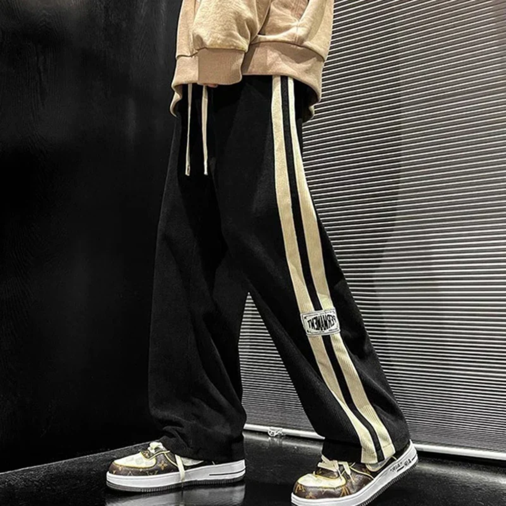 Wide Lounge Pants Corduroy - Soft Texture