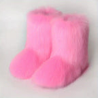 Women Boots Fluffy Streetwear Y2K-Tithesource-Pink-36-