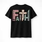 Women's Cross Faith Printed T-Shirt