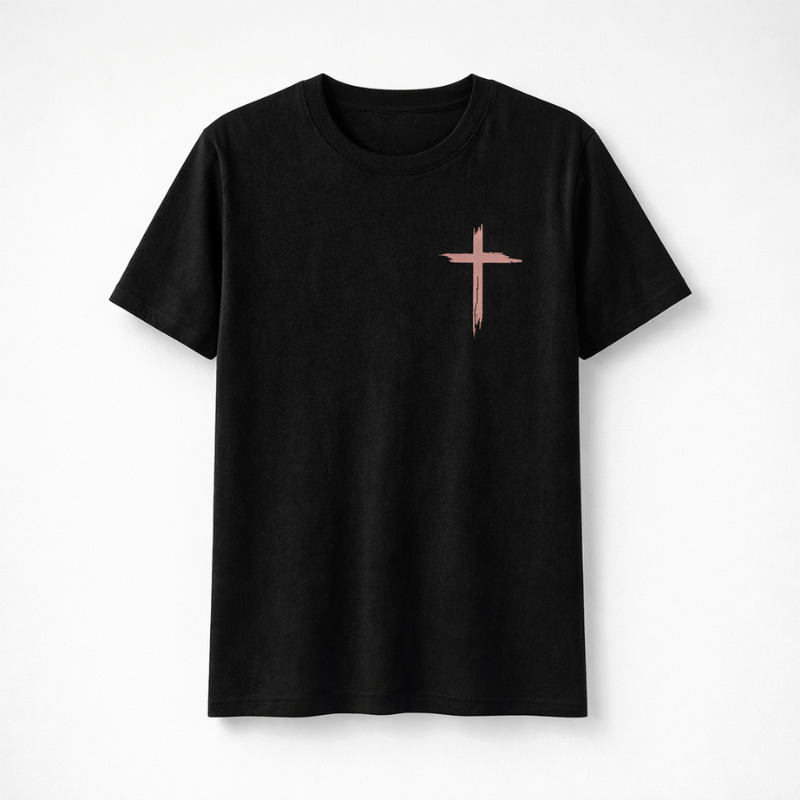 Women's Cross Faith Printed T-Shirt