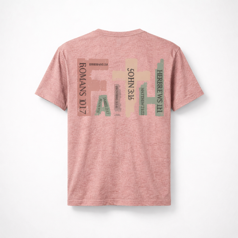 Women's Cross Faith Printed T-Shirt