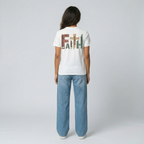 Women's Cross Faith Printed T-Shirt