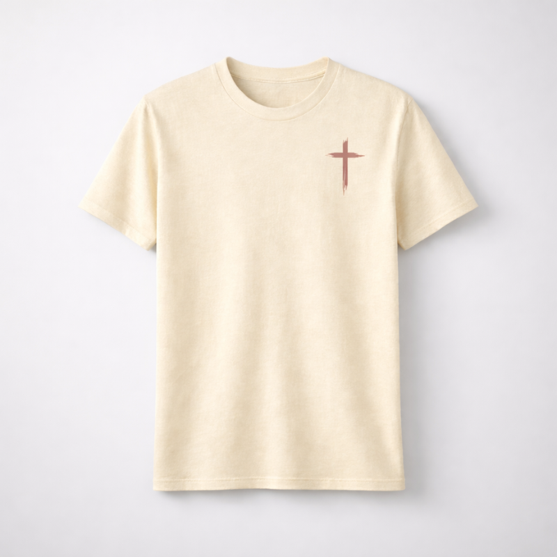 Women's Cross Faith Printed T-Shirt