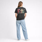 Women's Cross Faith Printed T-Shirt