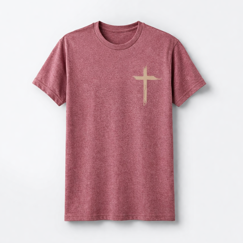 Women's Cross Faith Printed T-Shirt