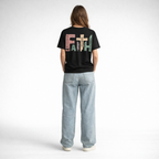 Women's Cross Faith Printed T-Shirt