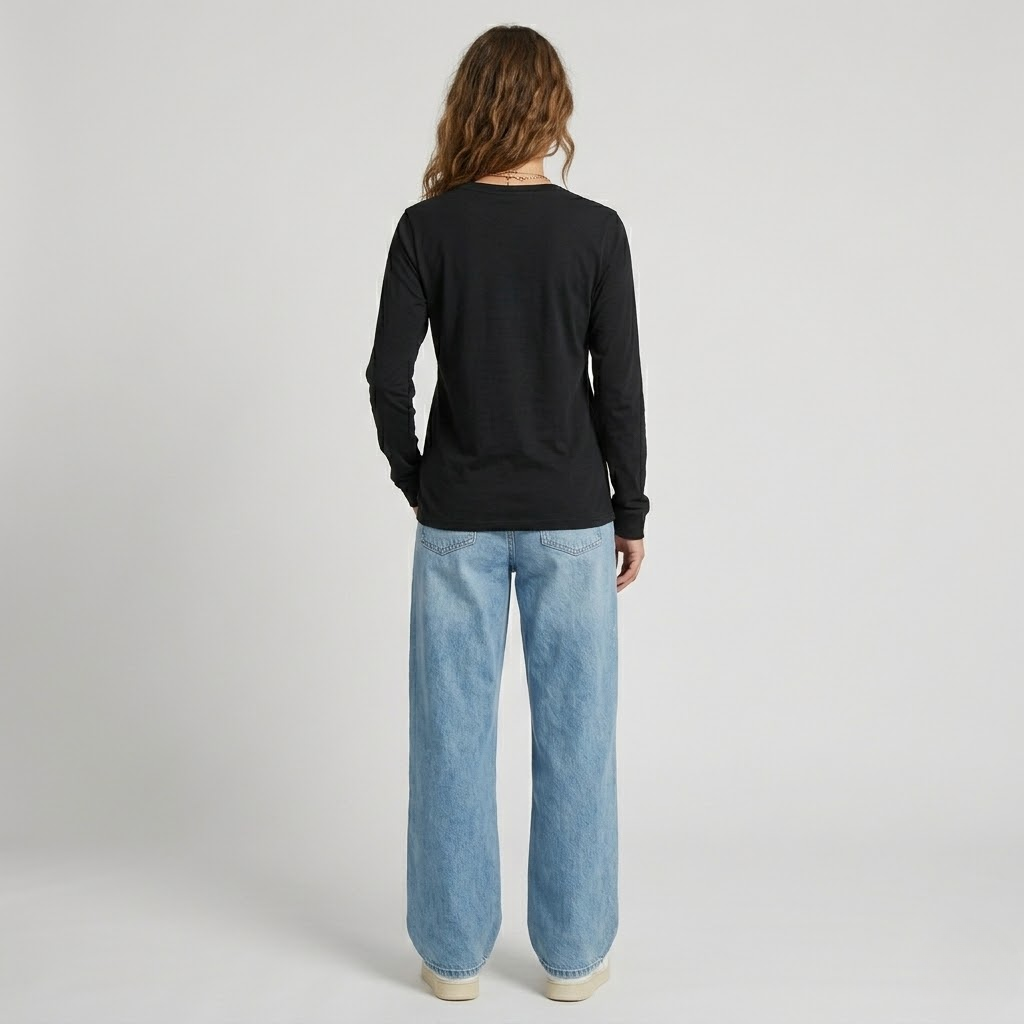 Women's Faith & Love Casual Long Sleeve Crew Neck Shirt