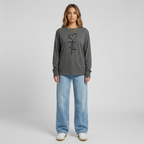 Women's Faith & Love Casual Long Sleeve Crew Neck Shirt