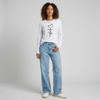 Women's Faith & Love Casual Long Sleeve Crew Neck Shirt