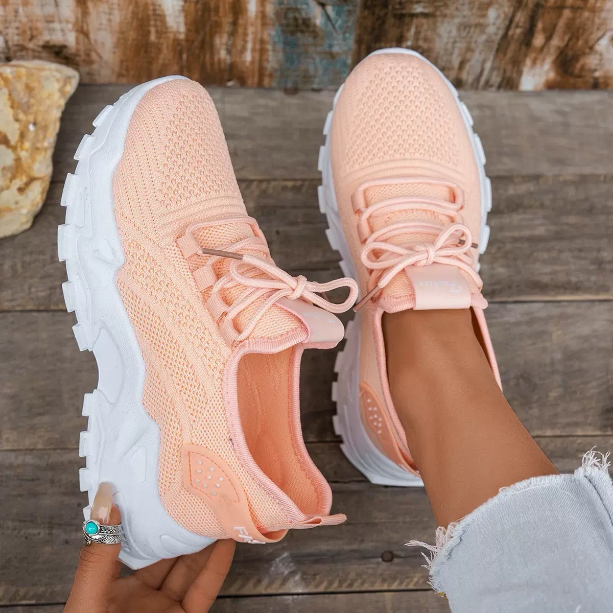 Womens Mesh Shoes - Comfort Support