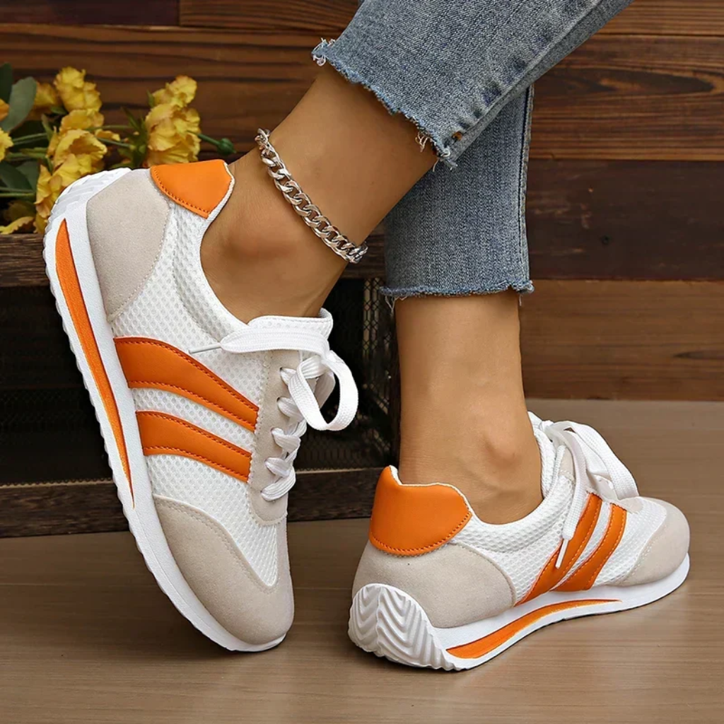 Women's Mesh Sneaker -  Comfort Support - Low Top
