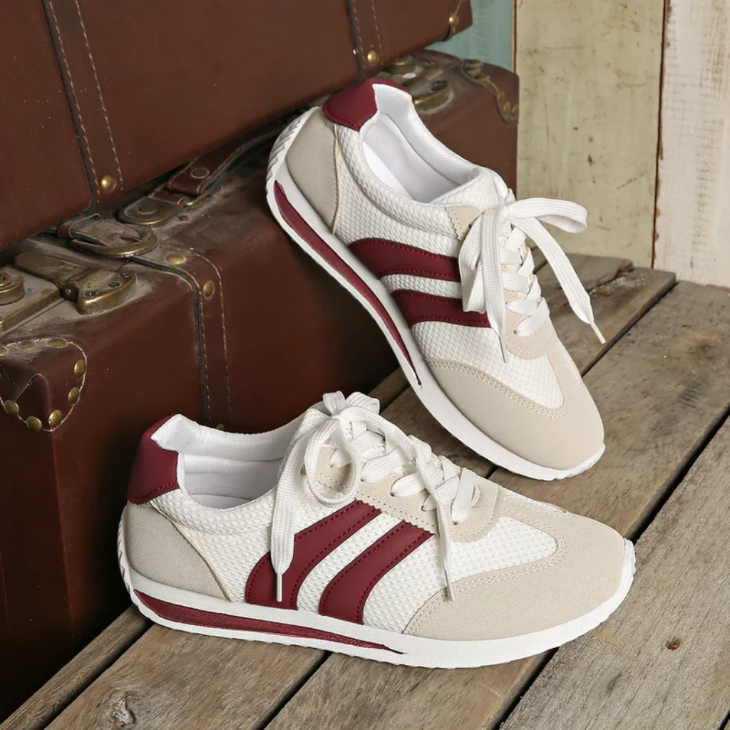 Women's Mesh Sneaker -  Comfort Support - Low Top