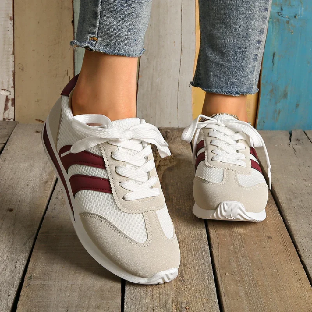 Women's Mesh Sneaker -  Comfort Support - Low Top