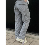 Women's Streetwear Wide-Leg Cargo Pants