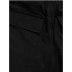 Woven Cargo Pants Baggy Wide Leg Flared Multi Pocket Streetwear