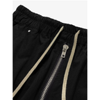 Woven Cargo Pants Baggy Wide Leg Flared Multi Pocket Streetwear