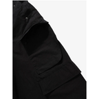 Woven Cargo Pants Baggy Wide Leg Flared Multi Pocket Streetwear