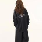 Y2K Retro Long Sleeve Printed Jersey T-Shirt