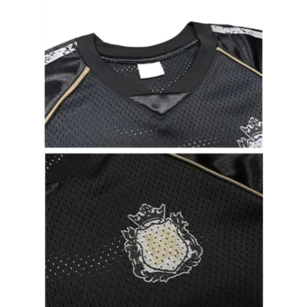 Y2K Retro Long Sleeve Printed Jersey T-Shirt