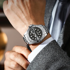 Yacht Diver - Stainless Steel Watch - Date - Luminous