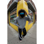 Zip Up Hoodie Men Oversized With fur Hood