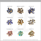 Zodiac Birthstone Necklace Gold Women