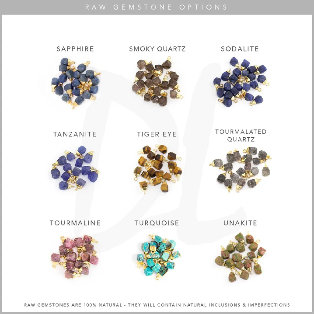 Zodiac Birthstone Necklace Gold Women