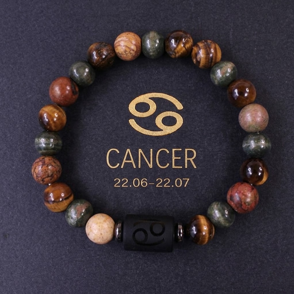 Zodiac Bracelet - Natural Stones - Gift