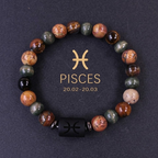 Zodiac Bracelet - Natural Stones - Gift