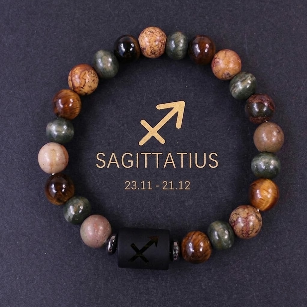 Zodiac Bracelet - Natural Stones - Gift