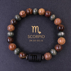 Zodiac Bracelet - Natural Stones - Gift