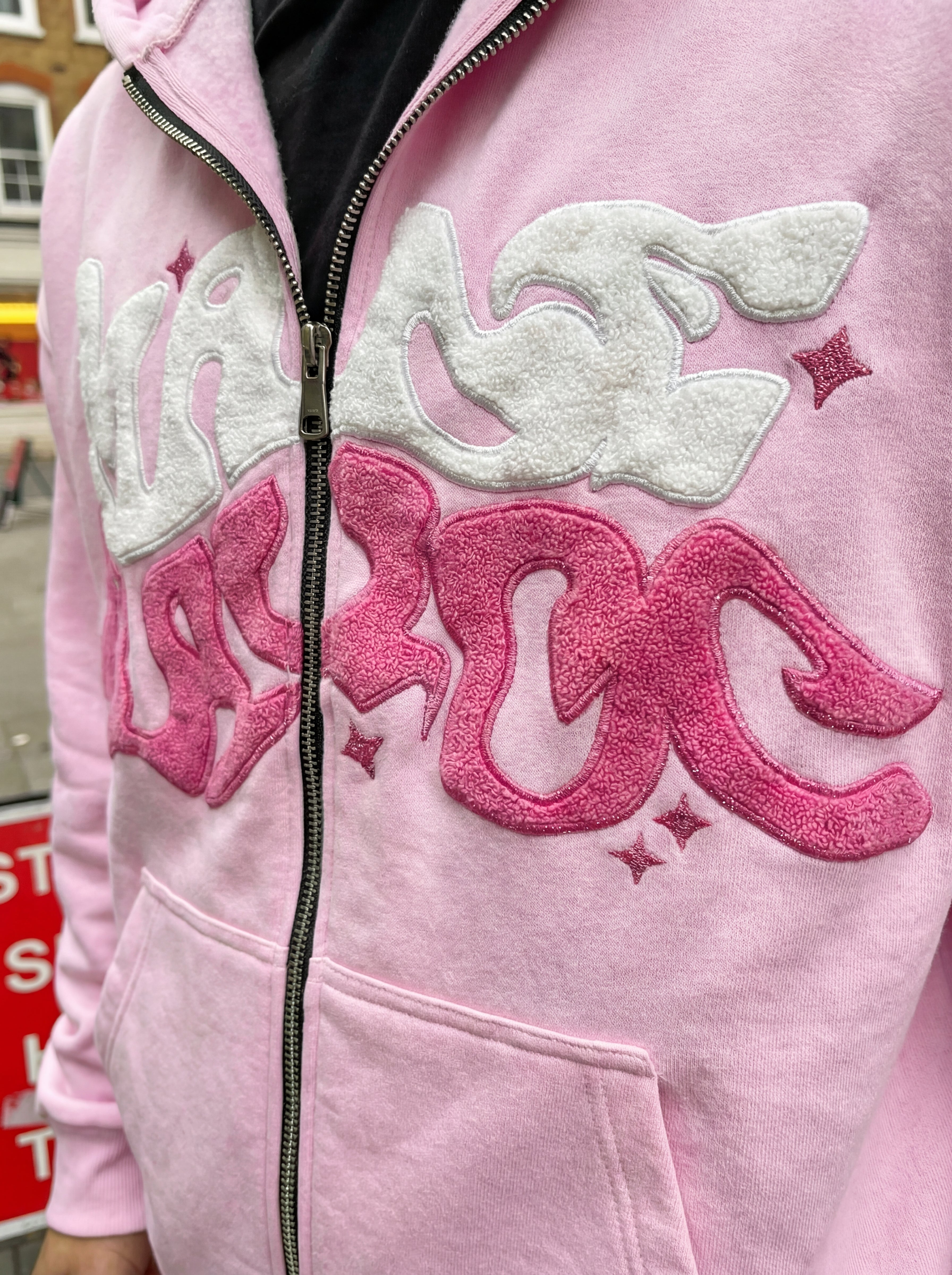 Oversized Zip Up Hoodie Streetwear Y2K-Tithesource-